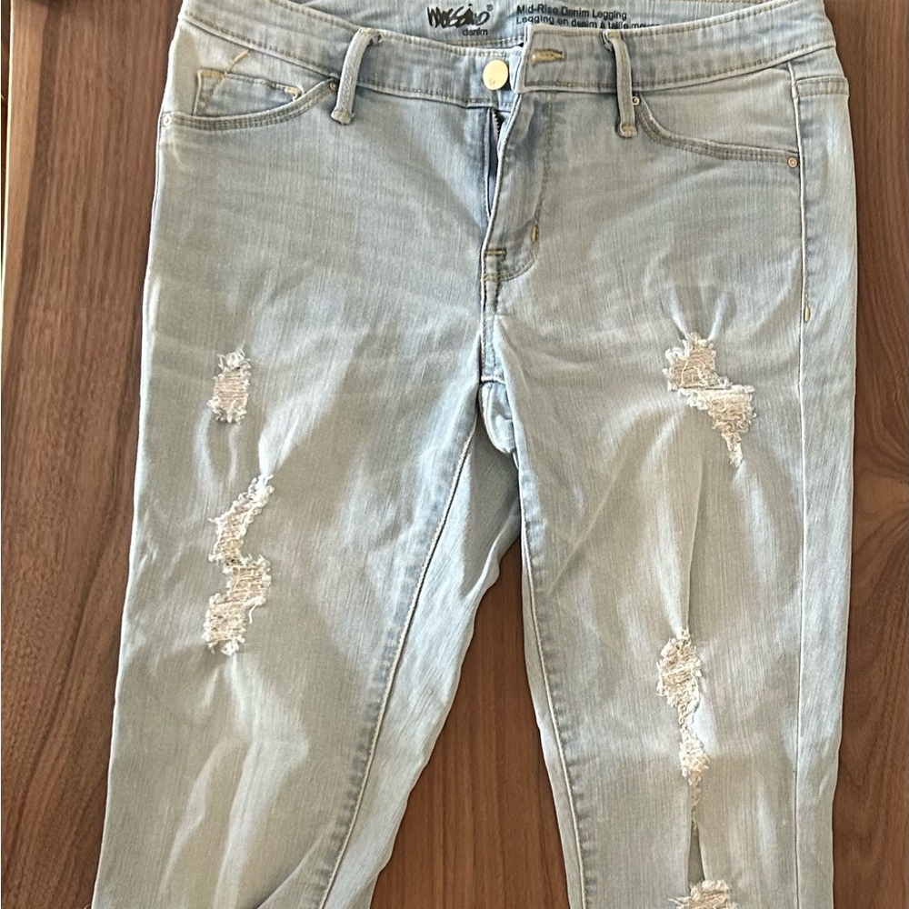 Target Mossimo mid rise denim legging - size 4/27